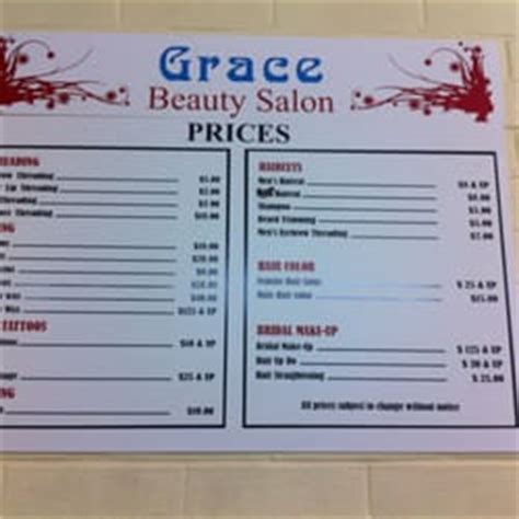 grace beauty salon|grace beauty salon prices.